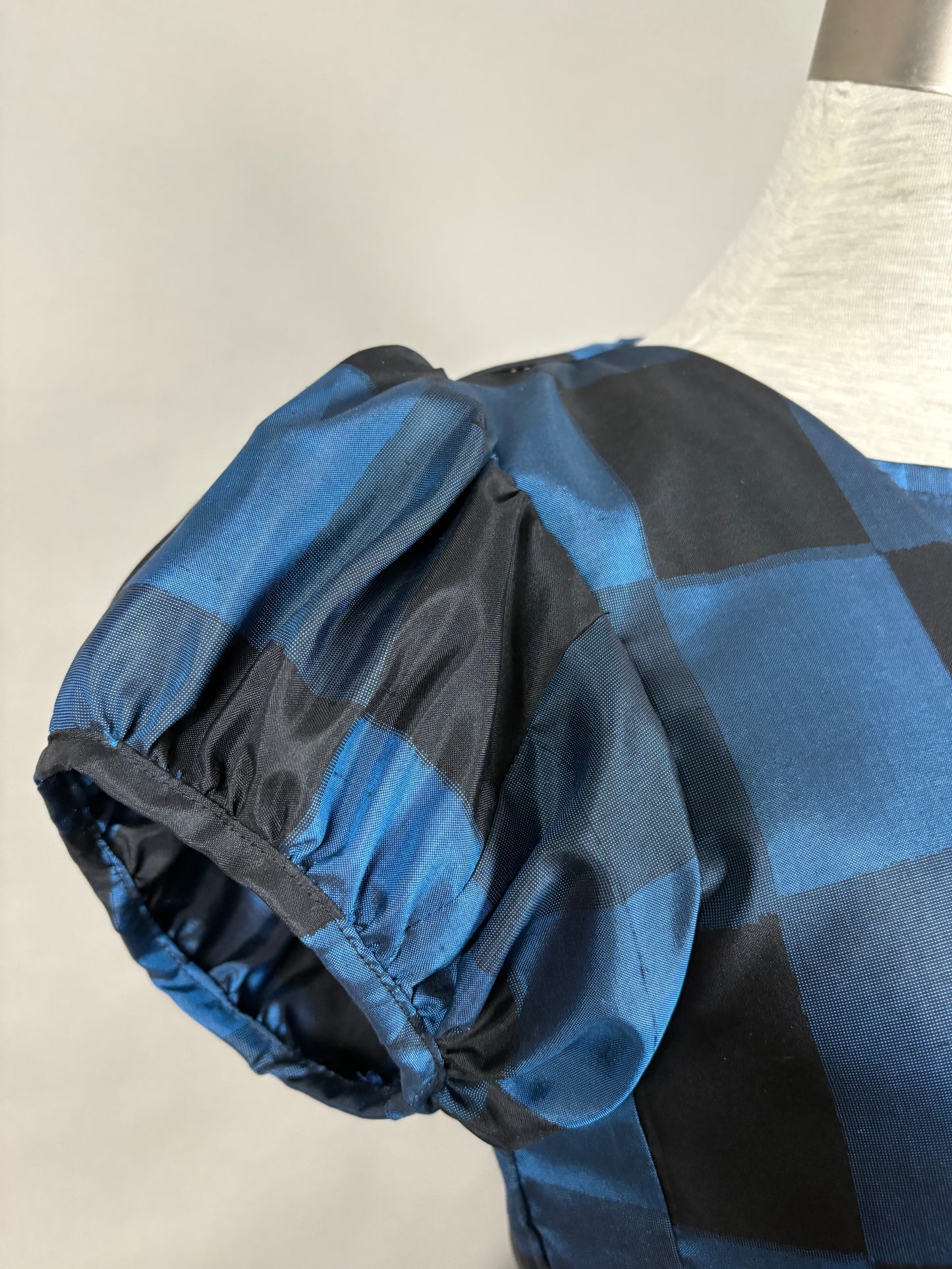 【アンティーク着物】市松銘仙ドレス&ボレロセットアップ