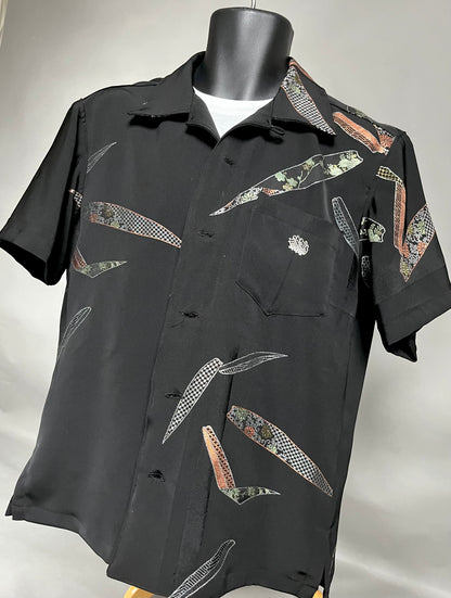 "Shiroai no cho" Remade Aloha Shirt