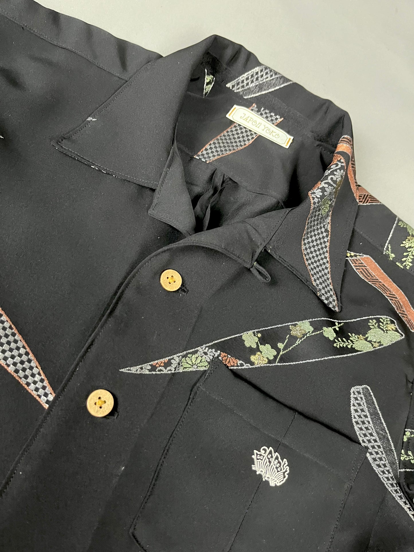 "Shiroai no cho" Remade Aloha Shirt