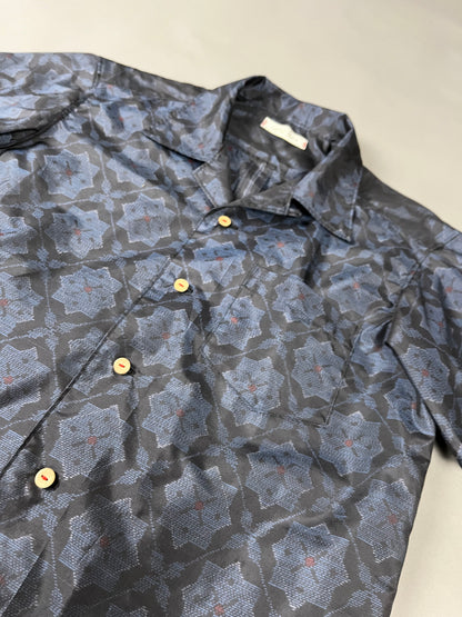 "Shiroai no cho" Remade Aloha Shirt