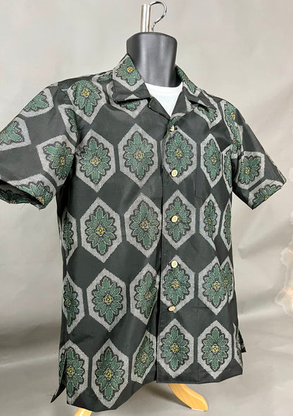 "Shiroai no cho" Remade Aloha Shirt