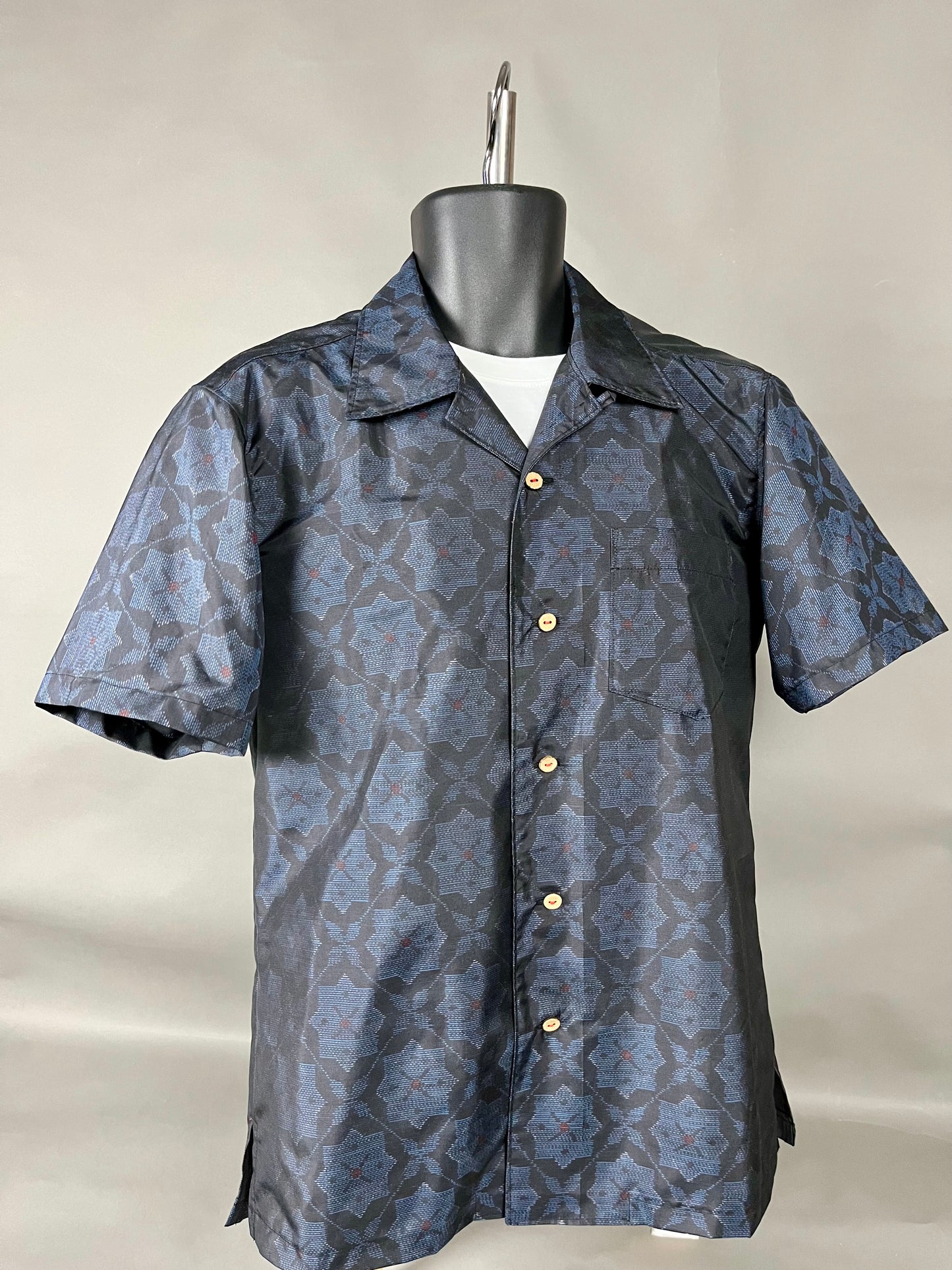 "Shiroai no cho" Remade Aloha Shirt