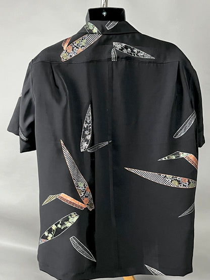 "Shiroai no cho" Remade Aloha Shirt