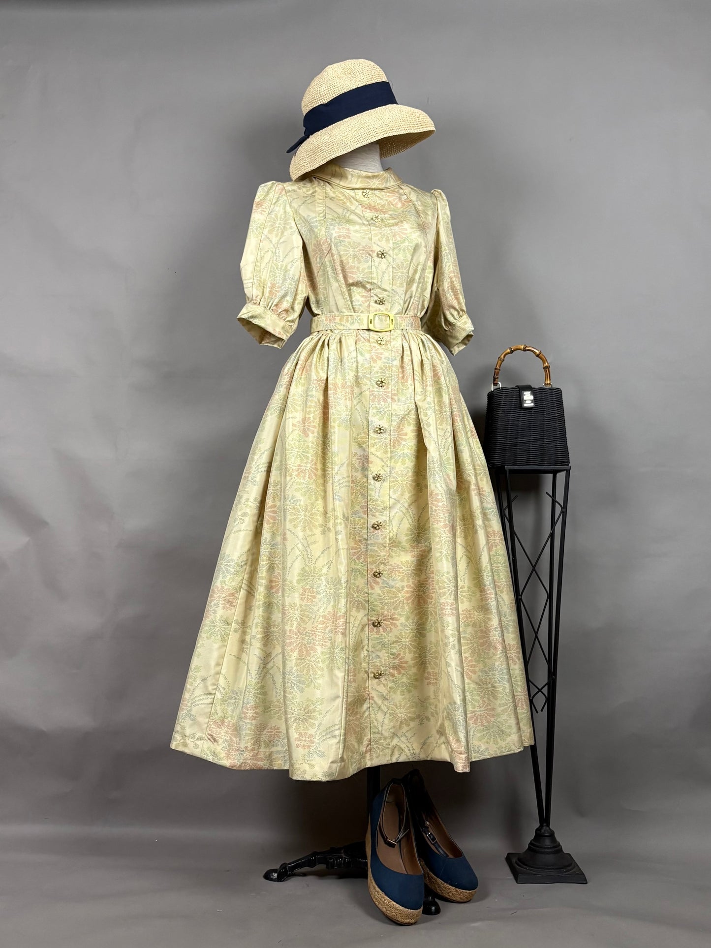 【大島紬】フラワードレス