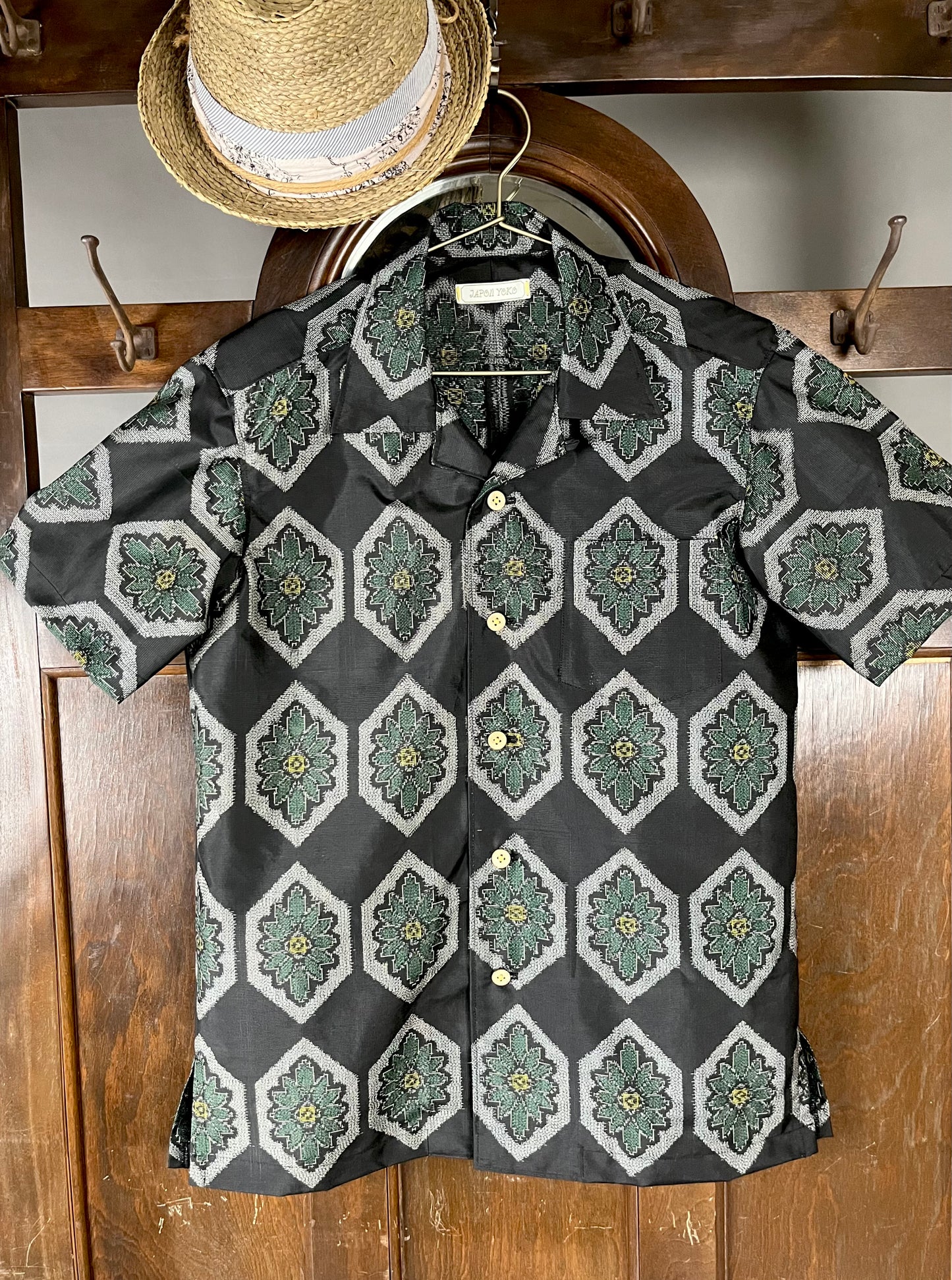 "Shiroai no cho" Remade Aloha Shirt